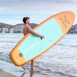 Tabla de Paddle Surf Hinchable 2 en 1 con Asiento y Accesorios Siros InnovaGoods 10'5" 320 cm Naranja (Reacondicionado A+)