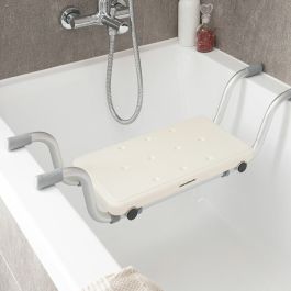 InnovaGoods® Taburete baño 2-in-1 , taburete ducha Antideslizante, taburete baño Extensible 2 Posiciones, silla ducha personas