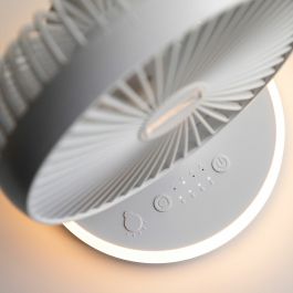 Ventilador de Escritorio Recargable con LED FanLed InnovaGoods Ø6,6'' 4000 mAh