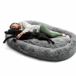 InnovaGood® Cama para perro Cloft, cama perro grande, tejido de poliéster, cama perros medianos antiestrés, Máxima relajación y