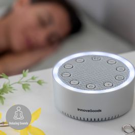 InnovaGoods® Máquina de Relajación con Luz y Sonido para Dormir, 2 modos de iluminación Fija o secuencial, 6 sonidos predefinido Precio: 15.94999978. SKU: B1BR3577JZ