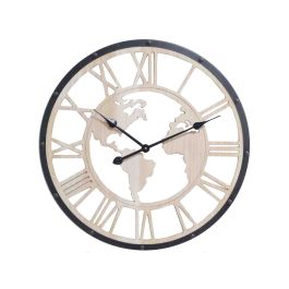 Reloj de Pared Romimex Beige Madera Metal 50 x 50 x 5 cm Precio: 65.49999951. SKU: B1DRL439WR