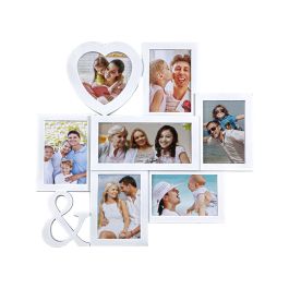 Marco de Fotos Romimex Blanco PVC 46 x 46 x 2 cm Múltiple Precio: 24.8050003509. SKU: B1JQMD978E