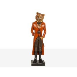 Figura Decorativa Romimex Rojo Resina Tigre Traje 9 x 31 x 8 cm