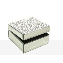 Caja Decorativa Romimex Plateado Vidrio Espejo 13 x 7 x 13 cm Precio: 33.7469003267. SKU: B12N9NXZDR