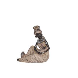 Figura Decorativa Romimex Marrón Natural Africana 18 x 19 x 10 cm Precio: 32.4159001936. SKU: B1CW57JQV5