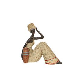 Figura Decorativa Romimex Multicolor Resina Africana Jarrón 20 x 20 x 11 cm Precio: 37.6899996. SKU: B15YNA736K