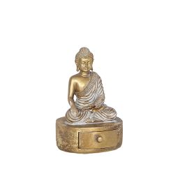 Figura Decorativa Romimex Dorado Buda 11 x 16 x 11 cm Precio: 18.94999997. SKU: B184JDB4YL