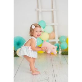 Peluche Crochetts Bebe Rosa Cerdo 30 x 13 x 8 cm