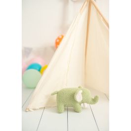 Peluche Crochetts Bebe Verde Elefante 27 x 13 x 11 cm 2 Piezas