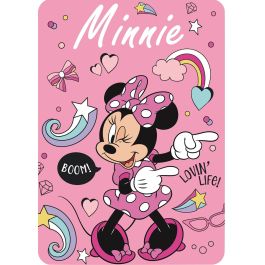 Manta Minnie Mouse Me time 100 x 140 cm Rosa claro Poliéster Precio: 14.95000012. SKU: B13HFQPAZ2