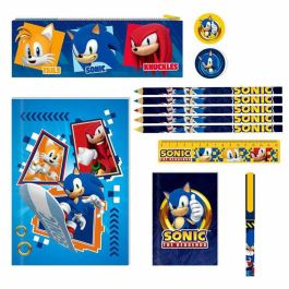 Set de Papelería Sonic 29,5 x 22 x 3 cm 12 Piezas