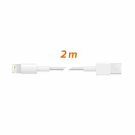 Cable USB-C PcCom Blanco 2 m