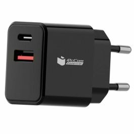 Cargador de Pared PcCom Essential Negro 20 W USB USB-C Precio: 27.2249995281. SKU: B139FSGSWD