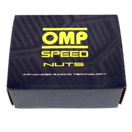 Omp Speed Juego De 20 Tuercas De Aluminio M12x1.25 Llave De 19 Largo 40 mm Color Plata De Aluminio 7075 OMPS09911202