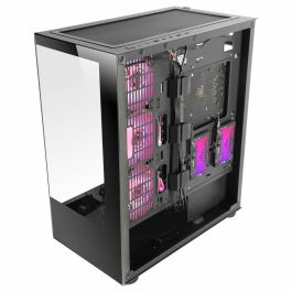 Mars Gaming Mcult E Torre ATX/EATX Caja PC Gaming Negra con Panel Vidrio Templado y Filtros Antipolvo