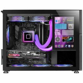 Caja Semitorre ATX Mars Gaming MCLCD Negro