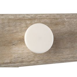 Perchero de Pared Romimex Natural Madera Resina 28 x 7 x 12 cm