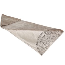 Camino de Mesa Romimex Beige 33 x 180 x 1 cm Terciopelo Precio: 59.50000034. SKU: B1CL7LE4C4