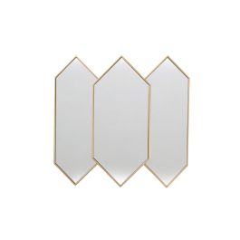 Espejo de pared Romimex Dorado Metal Rombos 5 x 69 x 70 cm Precio: 137.68999948. SKU: B148G9GXQX