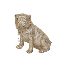 Figura Decorativa Romimex Dorado Resina Perro 28 x 26 x 19 cm Precio: 53.90000055. SKU: B12KDZVG2W