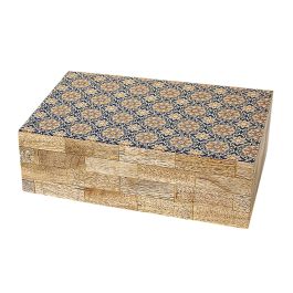 Caja Decorativa Romimex Marrón Beige Resina Madera MDF 23 x 8 x 15 cm Precio: 45.37500067759999. SKU: B1FQ7FS2ER