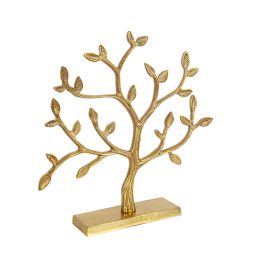 Escultura Romimex Dorado Árbol 44 x 44 x 9 cm Precio: 81.67500004840001. SKU: B1KMR2RM4D