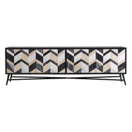 Mueble de TV Romimex Marrón Negro Dorado 40 x 50 x 160 cm Precio: 1910.3359000484. SKU: B1B6RJTKDH