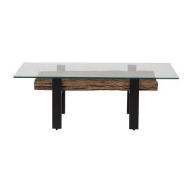 Mesa de Centro Romimex Marrón Negro 70 x 45 x 130 cm