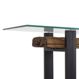 Mesa de Centro Romimex Marrón Negro 70 x 45 x 130 cm