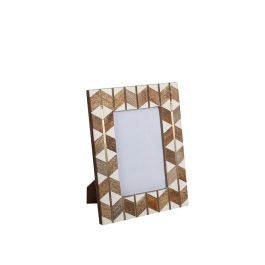 Marco de Fotos Romimex Marrón Beige Madera Resina 10 x 15 x 2 cm Precio: 26.014999939499997. SKU: B12KT2TZXC