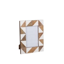 Marco de Fotos Romimex Marrón Beige Madera Resina 10 x 15 x 2 cm Precio: 24.8050003509. SKU: B1368LNW9J