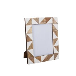 Marco de Fotos Romimex Marrón Beige Madera Resina 15 x 20 x 2 cm Precio: 39.3249998064. SKU: B17MFB2KXR