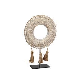 Figura Decorativa Romimex Beige Natural 6 x 33 x 21 cm Disco Precio: 38.2238999758. SKU: B14LGA8KBQ