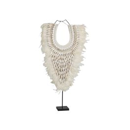 Figura Decorativa Romimex Blanco Collar de conchas 40 x 60 x 15 cm Precio: 101.5069007139. SKU: B1DGEL7C53