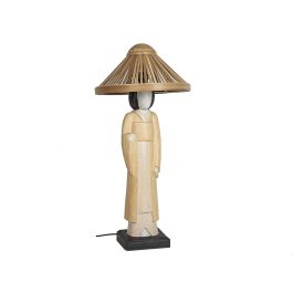 Lámpara de mesa Romimex Beige Madera 20 x 70 x 20 cm Oriental Precio: 168.68999983. SKU: B1FSX86HVJ