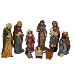 Set de Figuras Romimex Multicolor Resina 9 x 20 x 9 cm Nacimiento/Belén Reyes Magos 9 Piezas Precio: 67.69000029. SKU: B192XBKPYH