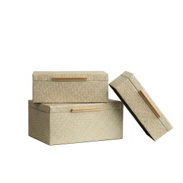 Juego de Cajas Decorativas Romimex Blanco (3 Piezas) Precio: 106.419499395. SKU: B1K5QBX4DV