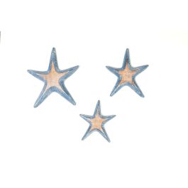 Decoración de Pared Romimex Azul Estrellas 23 x 5 x 23 cm 3 Piezas Precio: 20.4369004598. SKU: B1EGRM3JAX