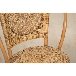 Silla Romimex Marrón Ratán 55 x 85 x 65 cm