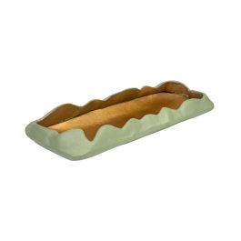 Centro de Mesa Romimex Verde Dorado Aluminio 47 x 7 x 19 cm Precio: 88.50000016. SKU: B1B4822WPM