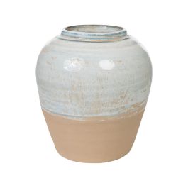 Florero Romimex Azul Beige Terracota 22 x 24 x 22 cm Precio: 53.845000725999995. SKU: B1D6QZQL6R