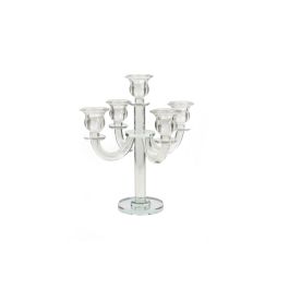 Candelabro Romimex Transparente Vidrio 17 x 26 x 17 cm Precio: 41.89000035. SKU: B194JZWH2H