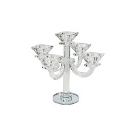 Candelabro Romimex Transparente Vidrio 20 x 24 x 20 cm Precio: 47.49999958. SKU: B1ATZQ2YAP