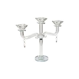 Candelabro Romimex Transparente Vidrio 27 x 28 x 9 cm Precio: 38.50000022. SKU: B195VY6JGK