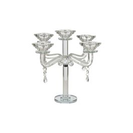 Candelabro Romimex Transparente Vidrio 23 x 28 x 23 cm Precio: 54.99000001. SKU: B1KNWSDTV2