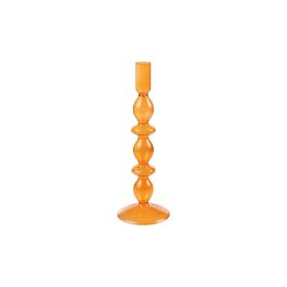 Portavelas Romimex Naranja Vidrio 9 x 27 x 9 cm Precio: 14.58999971. SKU: B1BBW6R4HF