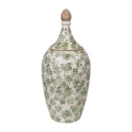 Tibor Romimex Verde Beige Porcelana Flores 19 x 44 x 19 cm Precio: 75.6250006413. SKU: B15SFD78H8