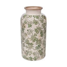 Florero Romimex Verde Beige Porcelana 14 x 26 x 14 cm Precio: 27.50000033. SKU: B1EVA84CTH