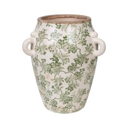 Florero Romimex Verde Beige Porcelana 19 x 23 x 19 cm Con asas Precio: 32.49999984. SKU: B1EVQ6A3YC